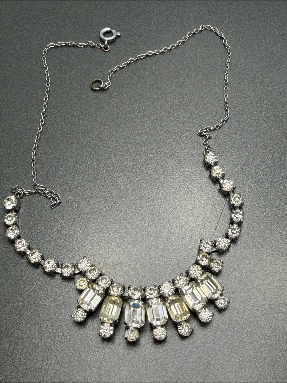 🦃🦃Vintage Rhinestone Statement Necklace - - Picture 2 of 3